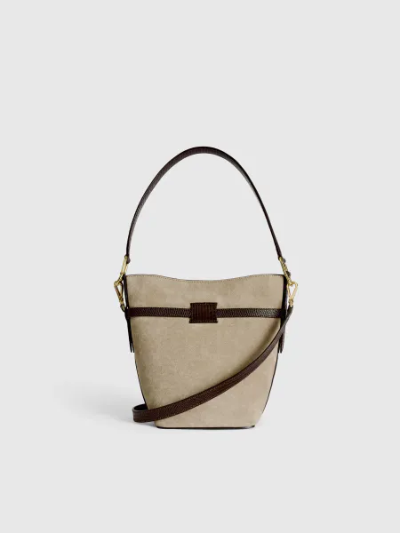 Hovedbilde ATP Atelier Cremella Avena/Walnut, suede/printed ...